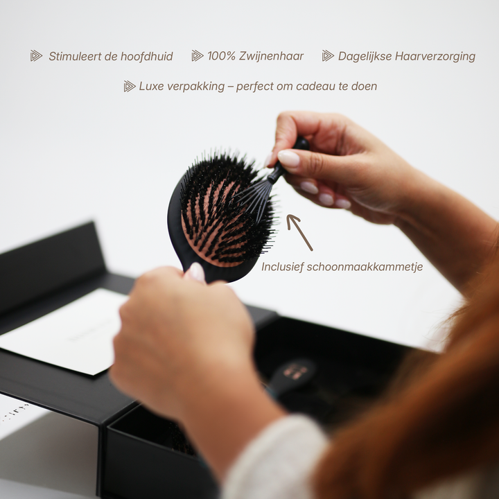 Boar Bristle Set – Elke Dag Glad, Sterk & Stralend Haar